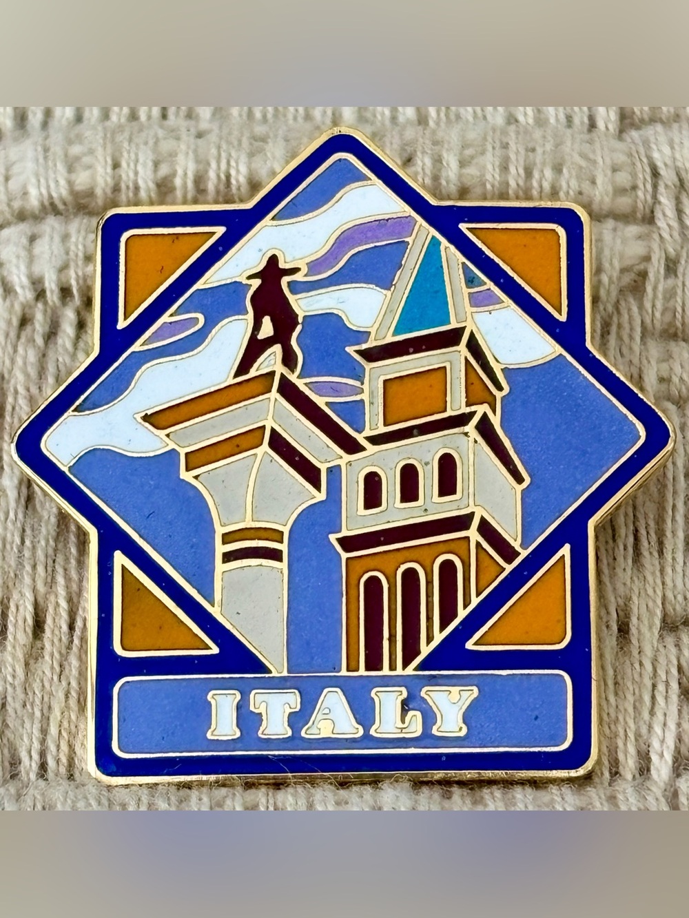 DISNEY 1999 *Rare* WDW Epcot World Showcase Italy Pavilion Pin